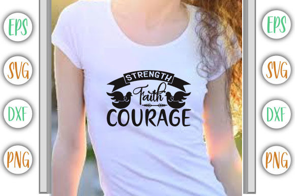 Breast Cancer Design, Strength Faith