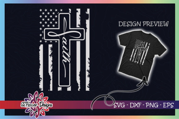Faith Cross USA Distressed Flag: A Design Review for Real Projects