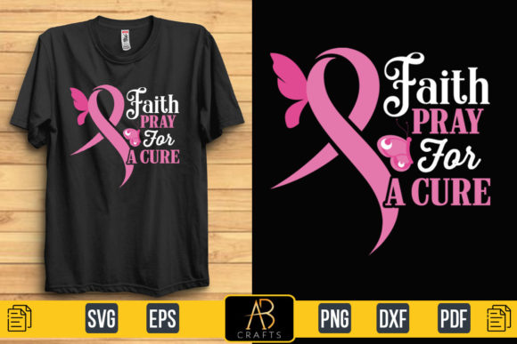 Faith Pray for a Cure T Shirt Design Review