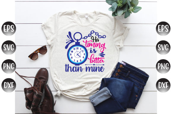 His Timing is Better Than Mine Embroidery Design Review