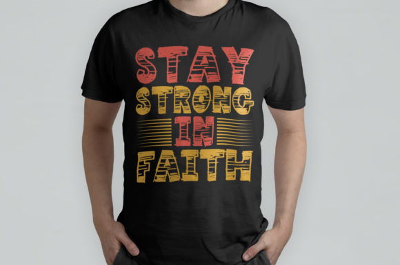 Stay Strong in Faith: A Typography Embroidery Design Review